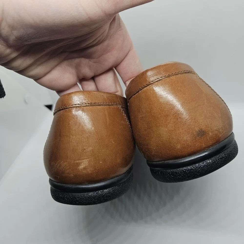 Bally Mesa brown leather penny loafers 10M